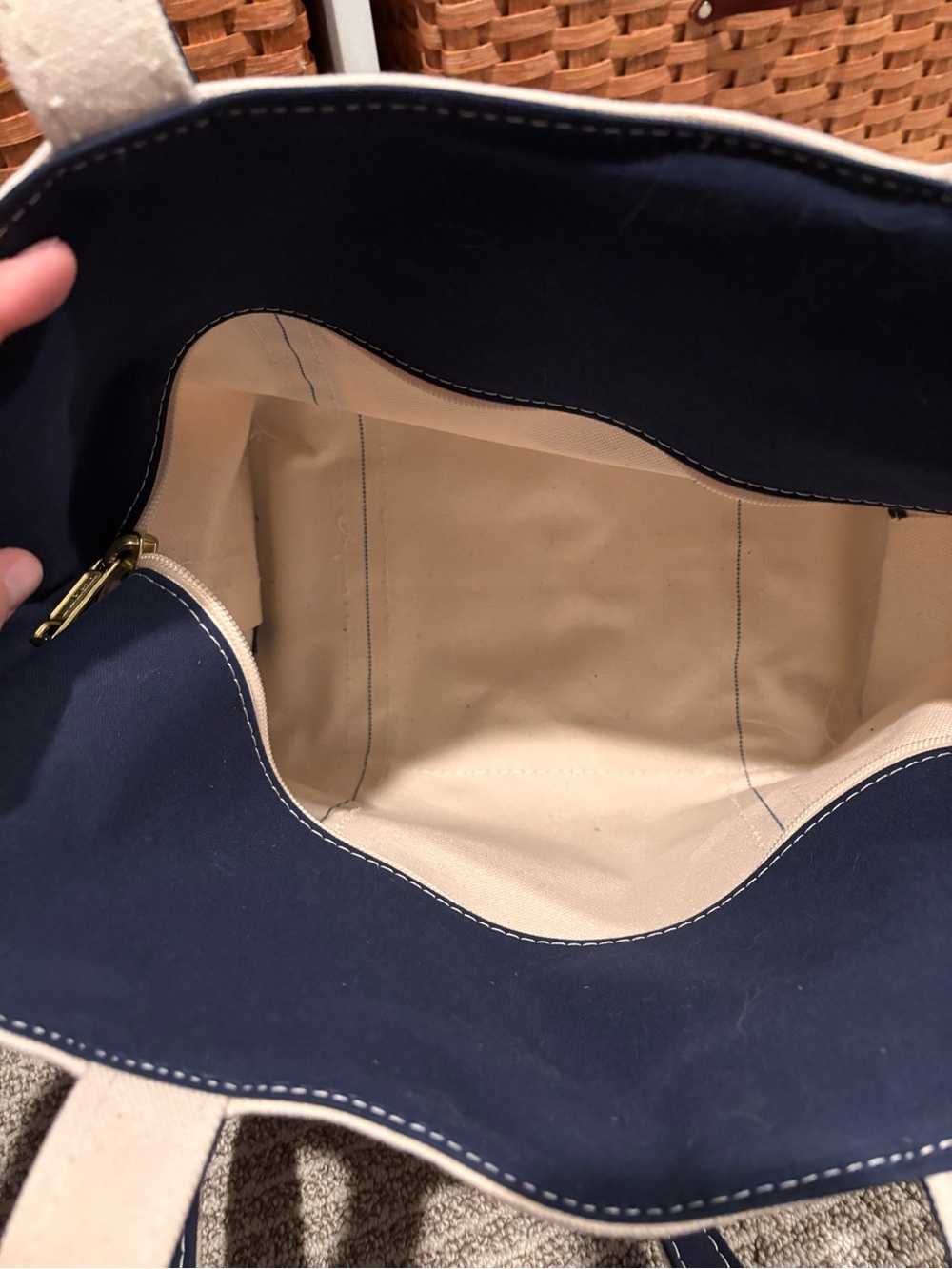 LL Bean boat and tote - Picture 3 of 4